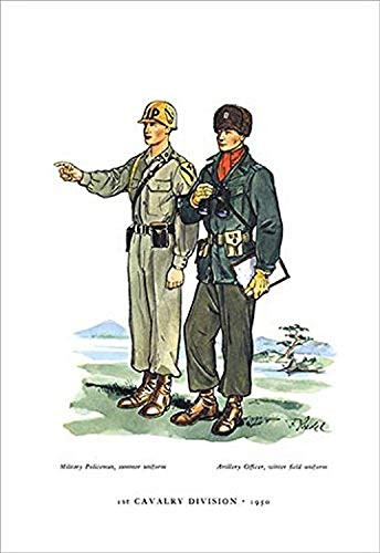 Buyenlarge 0-587-03918-3-P1218 First Cavalry Division, 1950" Paper Poster, 12" x 18"