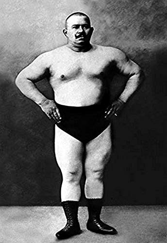 Buyenlarge Bodybuilder in Hands on Hips Pose - 16" X 24" Fine Art Giclee Print