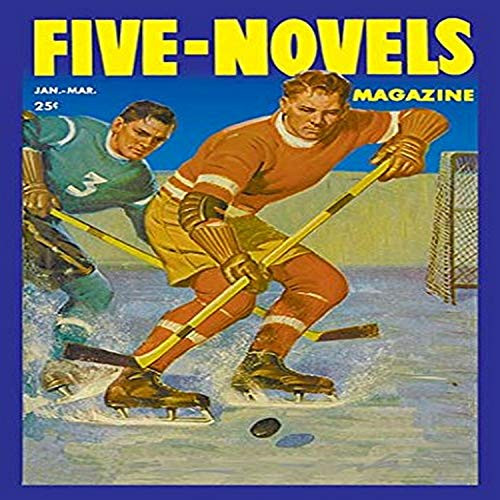 Buyenlarge 0-587-04048-3-G1827 'Two Players Skating Towards The Bouncing Puck' Giclee Fine Art Print, 18" x 27"