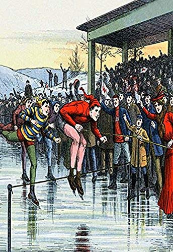 Buyenlarge 0-587-04192-7-P1827 Ice Skating Race Paper Poster, 18" x 27"