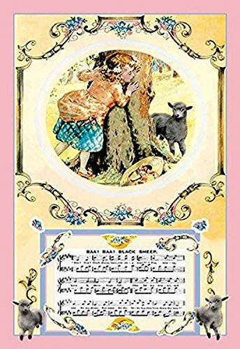 Buyenlarge 0-587-04286-9-P1218 Baa Baa Black Sheep Paper Poster, 12" x 18"