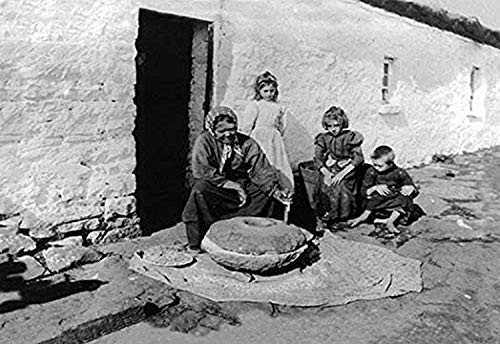 Buyenlarge 0-587-04323-7-P1827 Grinding Grain Sligo, Ireland Paper Poster, 18" x 27"