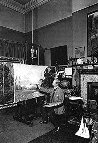 Buyenlarge Sir Alfred East, London - 16" X 24" Fine Art Giclee Print