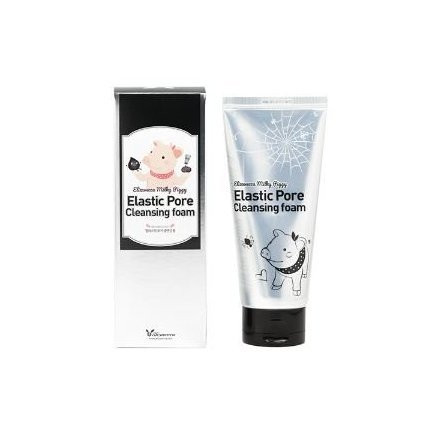 Elizavecca Milky Piggy Elastic Pore Cleansing Foam 120ml - Charcoal 5%