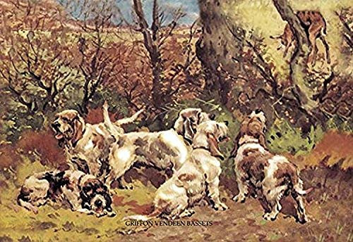 Buyenlarge 0-587-04749-6-P1827 Griffon Vendeen Bassets Paper Poster, 18" x 27"