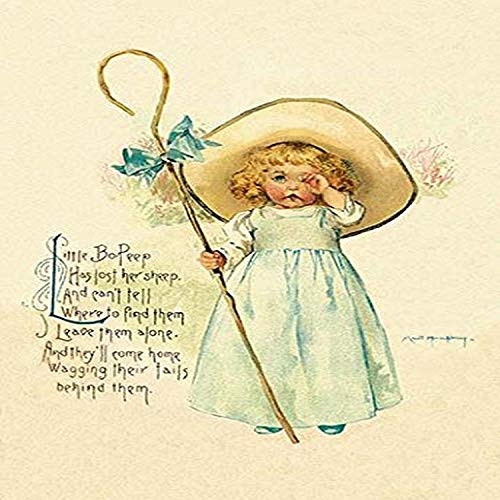 Buyenlarge 0-587-04809-3-G812 Little Bo Peep Fine Art Giclee Print, 8" x 12"