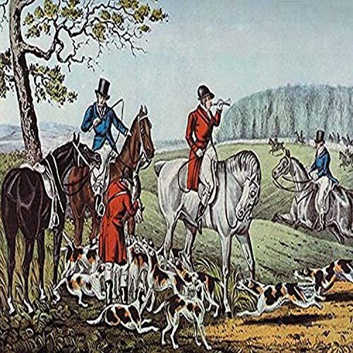 Buyenlarge Fox Hunt - 8" X 12" Fine Art Giclee Print