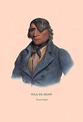 Buyenlarge 0-587-05166-3-P1218 Waa-Pa-Shaw (Sioux Chief) Paper Poster, 12" x 18"