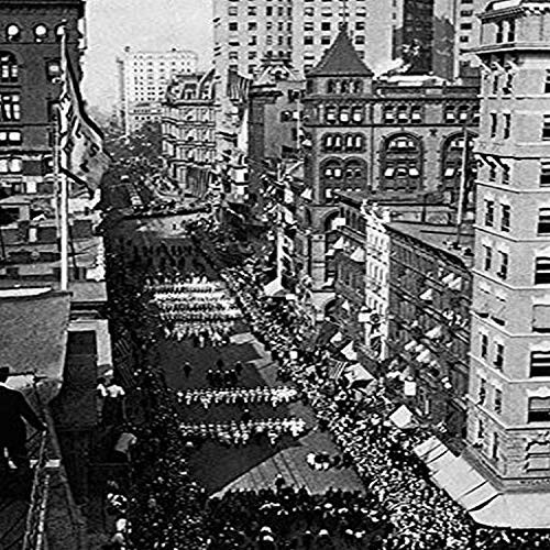 Buyenlarge 0-587-05416-6-G1827 'Navy Parades Through Streets of New York City' Giclee Fine Art Print, 18" x 27" Buyenlarge 0-587-05416-6-G1827 'Navy Parades Through Streets of New York City' Giclee Fine Art Print, 18" x 27"