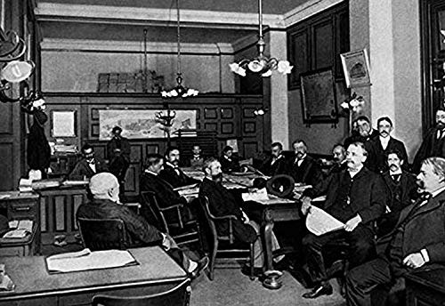 Buyenlarge 0-587-05433-6-P1218 Reading Room at Merchant's Association, New York City Paper Poster, 12" x 18" Buyenlarge 0-587-05433-6-P1218 Reading Room at Merchant's Association, New York City Paper Poster, 12" x 18"