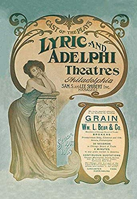 Buyenlarge 0-587-05505-7-P1827 Lyric and Adelphi Theatres Paper Poster, 18" x 27" Buyenlarge 0-587-05505-7-P1827 Lyric and Adelphi Theatres Paper Poster, 18" x 27"