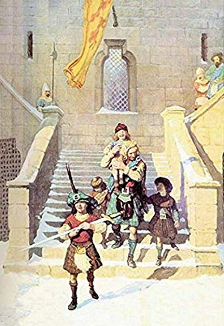 Buyenlarge 0-587-05617-7-P1218 Wallace and The Children Paper Poster, 12" x 18"
