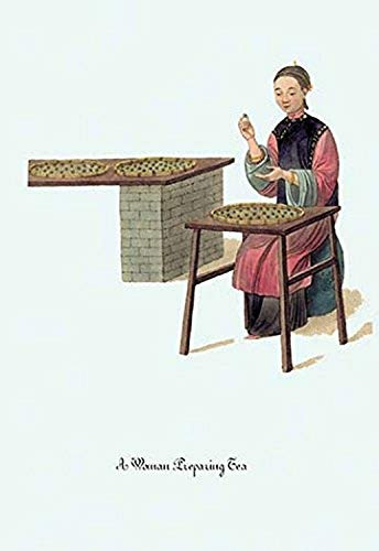Buyenlarge A Woman Preparing Tea - 16" X 24" Fine Art Giclee Print