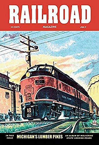 Buyenlarge Railroad Magazine: Michigan's Lumber Pikes, 1953-8" X 12" Fine Art Giclee Print