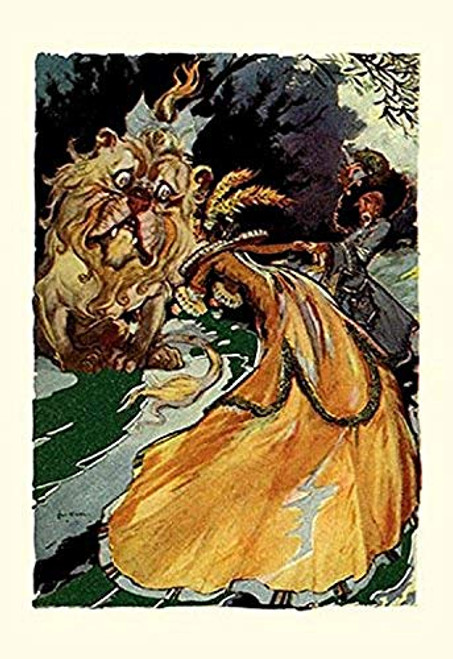 Buyenlarge 0-587-06128-6-P1218 Cowardly Lion Paper Poster, 12" x 18" Buyenlarge 0-587-06128-6-P1218 Cowardly Lion Paper Poster, 12" x 18"