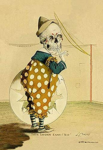 Buyenlarge 0-587-06260-6-P1827 Death Amuses Us Paper Poster, 18" x 27"