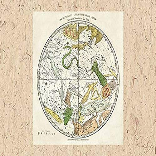 Buyenlarge 0-587-06281-9-G1827 'Southern Circumpolar Map' Giclee Fine Art Print, 18" x 27"