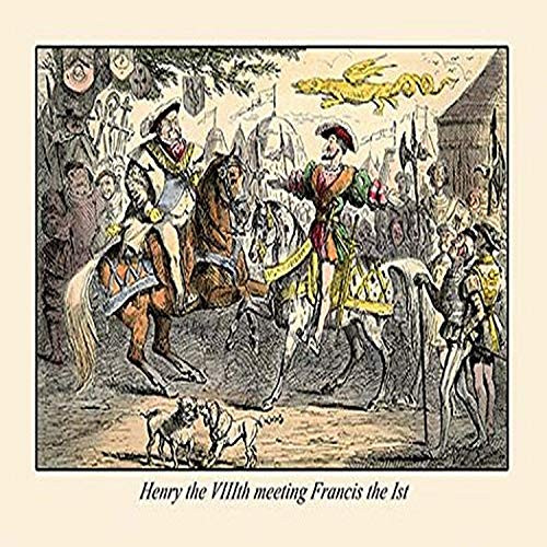 Buyenlarge 0-587-06723-3-G1827 'Henry The VIII Meeting Francis The First' Giclee Fine Art Print, 18" x 27"