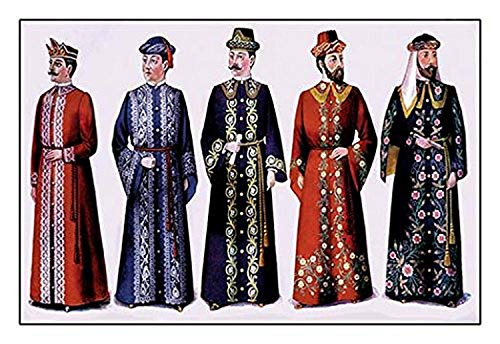 Buyenlarge 0-587-07110-9-P1218 Odd Fellows: Men in Ornate Robes Paper Poster, 12" x 18"