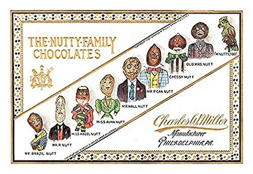 Buyenlarge 0-587-07222-9-P1218 The Nutty Family Chocolates Paper Poster, 12" x 18"