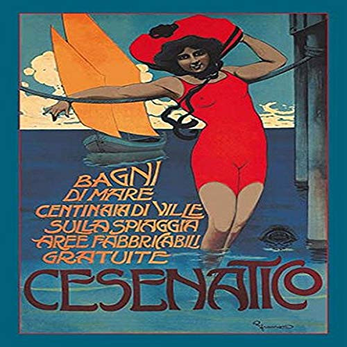 Buyenlarge 0-587-07306-3-G1827 'Cesenatico-Woman in Red' Giclee Fine Art Print, 18" x 27" Buyenlarge 0-587-07306-3-G1827 'Cesenatico-Woman in Red' Giclee Fine Art Print, 18" x 27"