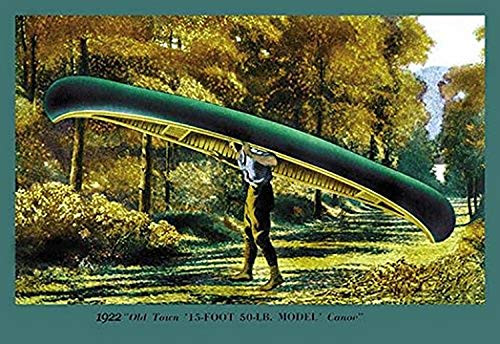 Buyenlarge 0-587-07530-9-P1218 15 Foot 50 Lb. Model' Canoe Paper Poster, 12" x 18"