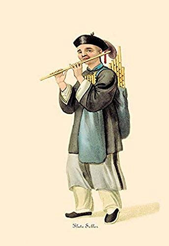Buyenlarge 0-587-07562-7-P1827 Flute Seller Paper Poster, 18" x 27"