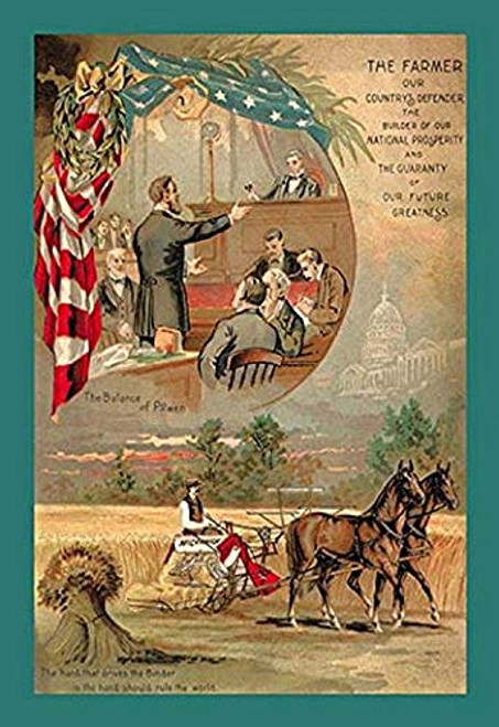 Buyenlarge 0-587-07576-7-P1827 The Farmer-Our Country Defender Paper Poster, 18" x 27" Buyenlarge 0-587-07576-7-P1827 The Farmer-Our Country Defender Paper Poster, 18" x 27"