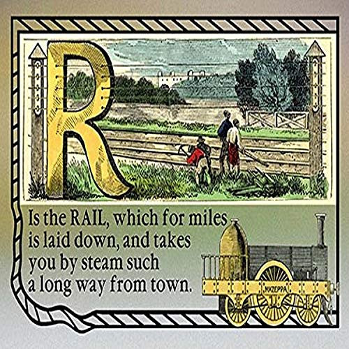 Buyenlarge 0-587-08015-9-G1827 'R is The Rail' Giclee Fine Art Print, 18" x 27" Buyenlarge 0-587-08015-9-G1827 'R is The Rail' Giclee Fine Art Print, 18" x 27"