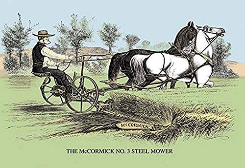 Buyenlarge 0-587-08159-7-P1827 The McCormick No. 3 Steel Mower Paper Poster, 18" x 27" Buyenlarge 0-587-08159-7-P1827 The McCormick No. 3 Steel Mower Paper Poster, 18" x 27"