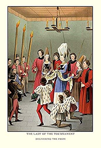 Buyenlarge 0-587-08548-7-P1827 The Lady of The Tournament Paper Poster, 18" x 27"