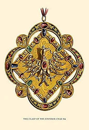 Buyenlarge 0-587-08757-9-P1218 The Clasp of Emperor Charles V Paper Poster, 12" x 18"