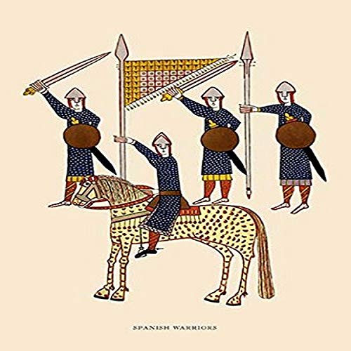 Buyenlarge Spanish Warriors - 8" X 12" Fine Art Giclee Print