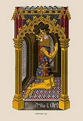 Buyenlarge 0-587-08772-2-P1218 King Edward III Paper Poster, 12" x 18"