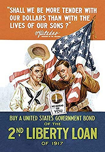 Buyenlarge 0-587-08851-6-P1827 2nd Liberty Loan Paper Poster, 18" x 27"