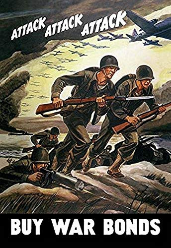 Buyenlarge 0-587-08856-7-P1218 Attack Attack Attack Paper Poster, 12" x 18"