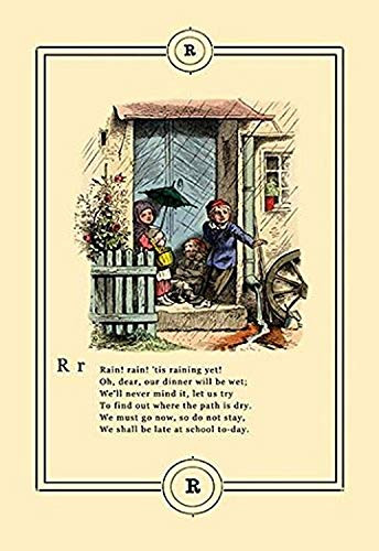 Buyenlarge 0-587-09035-9-G1827 'Little Lily's Alphabet: Rain!' Giclee Fine Art Print, 18" x 27"