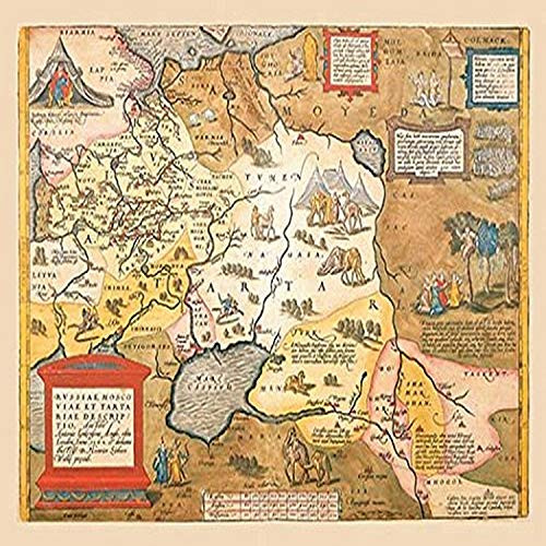 Buyenlarge 0-587-09069-3-G1827 'Map of Russia' Giclee Fine Art Print, 18" x 27"