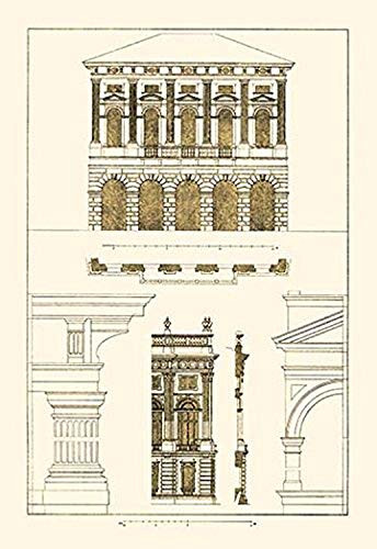 Buyenlarge 0-587-09080-4-P1827 Palazzo Verzi at Verona, Palazzo Madama Paper Poster, 18" x 27"