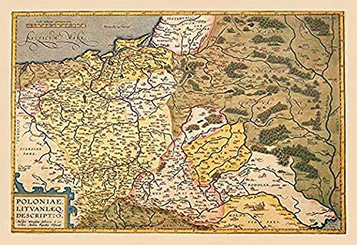 Buyenlarge 0-587-09115-0-P1827 Map of Poland and Eastern Europe Paper Poster, 18" x 27" Buyenlarge 0-587-09115-0-P1827 Map of Poland and Eastern Europe Paper Poster, 18" x 27"