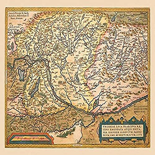 Buyenlarge 0-587-09117-7-G1827 'Map of Eastern Europe #1' Giclee Fine Art Print, 18" x 27"