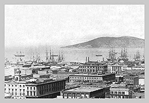 Buyenlarge 0-587-09234-3-P1218 City Bay View, San Francisco, CA Paper Poster, 12" x 18"