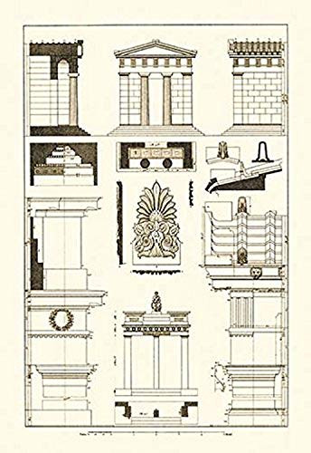 Buyenlarge 0-587-09537-7-P1827 Temple of Diana, Monument of Thrasyllus Paper Poster, 18" x 27"