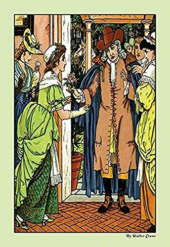 Buyenlarge 0-587-09594-6-P1827 Beauty and The Beast-Greetings Paper Poster, 18" x 27"