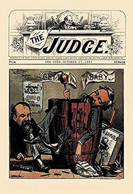 Buyenlarge 0-587-09668-3-P1218 Judge: Ohio is Democratic Paper Poster, 12" x 18"