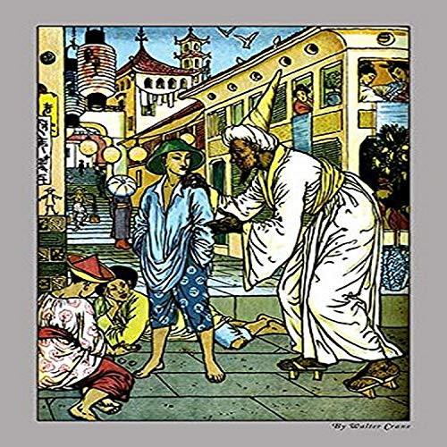 Buyenlarge 0-587-09787-6-G1827 'Aladdin Accosted by Magician' Giclee Fine Art Print, 18" x 27"