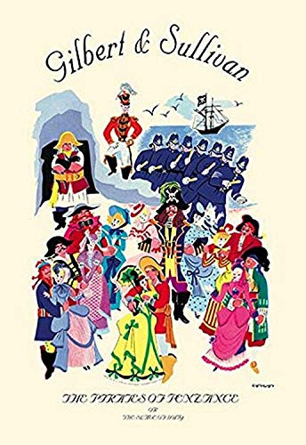 Buyenlarge 0-587-10331-0-P1218 The Pirates of Penzance or The Slave of Duty #1" Paper Poster, 12" x 18"