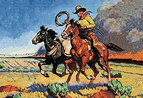 Buyenlarge 0-587-10644-1-G1624 Danger in The West Fine Art Giclee Print, 16" x 24" Buyenlarge 0-587-10644-1-G1624 Danger in The West Fine Art Giclee Print, 16" x 24"