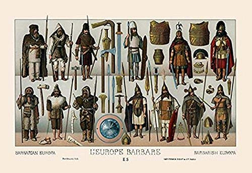 Buyenlarge 0-587-10870-3-P1827 Barbarian Europe Paper Poster, 18" x 27" Buyenlarge 0-587-10870-3-P1827 Barbarian Europe Paper Poster, 18" x 27"