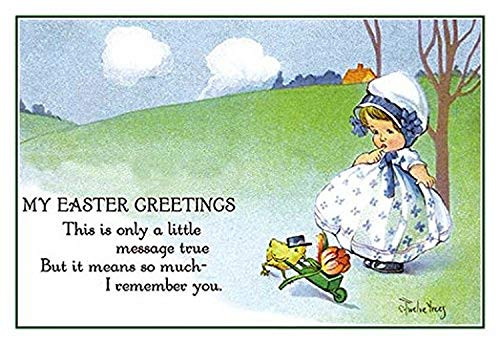 Buyenlarge 0-587-10932-7-P1218 My Easter Greetings Paper Poster, 12" x 18"